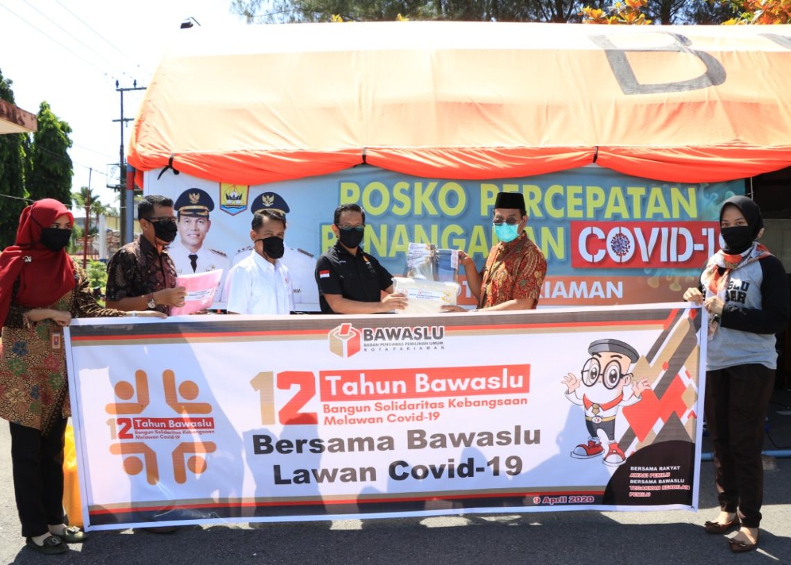 Bawaslu Pariaman gelar bakti sosial dan donor darah, Kamis, 9/4.