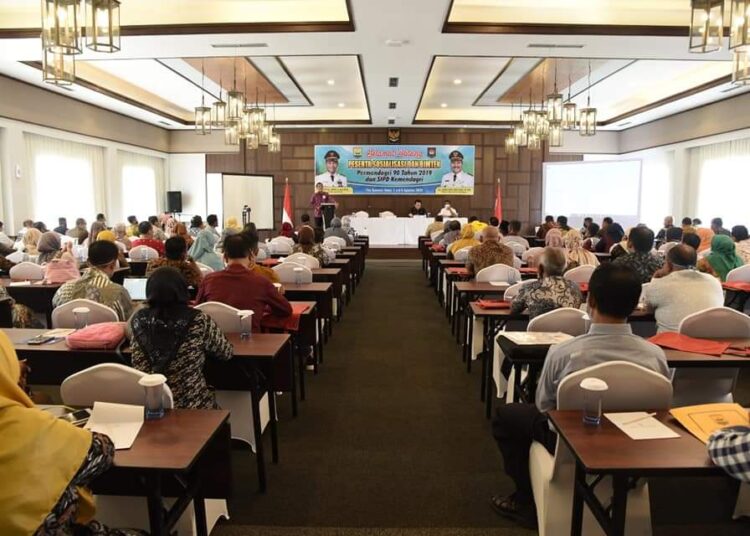 Pemko Pariaman helar Bimtek SIPD di Bukittinggi 2/8.