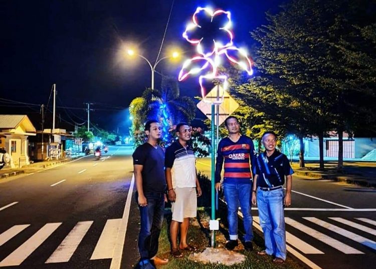 Walikota Pariaman Genius Umar di desa Manggung, Sabtu, 26/12.