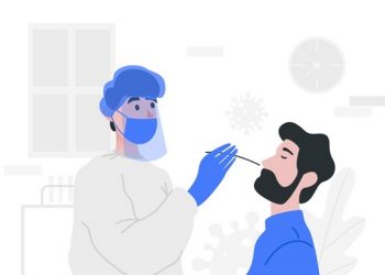Ilustrasi uji swab. (Freepic)
